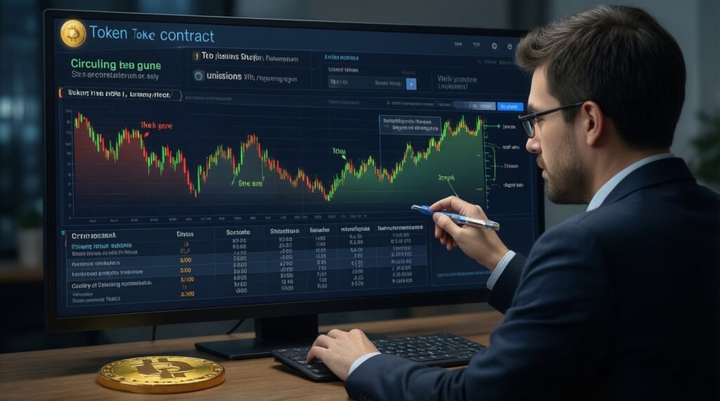 ความเสี่ยงของโทเค็นเกม: สภาพคล่อง, ภาวะปั่นราคา, และวิธีดู Tokenomics แบบเร็วๆ - иллюстрация