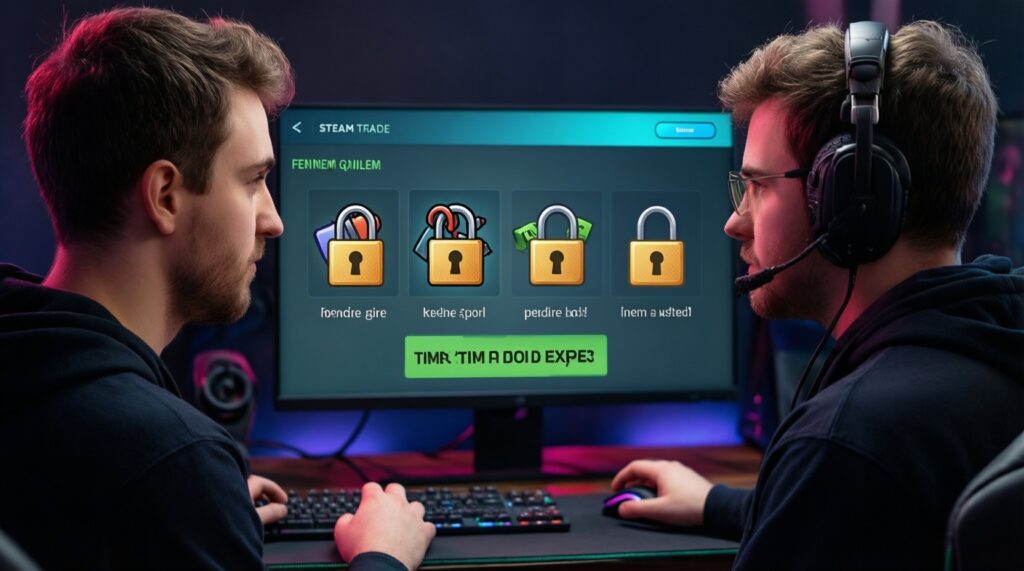 Steam Trade Hold คืออะไร ส่งผลต่อการเทรดและการเดิมพันสกินอย่างไร (อัปเดตกฎล่าสุด) - иллюстрация