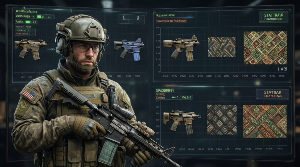 เจาะลึกเศรษฐกิจสกิน CS2: อะไรทำให้ราคาขึ้นลง (อัปเดตเกม, กล่องใหม่, pros ใช้, กระแสตลาด) - иллюстрация