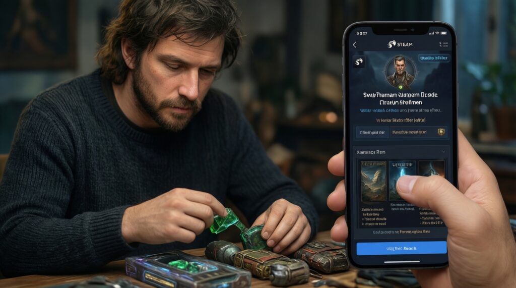 Steam Trading 101: ขั้นตอนเทรดไอเทมบน Steam พร้อมทิปป้องกันโดนโกง - иллюстрация