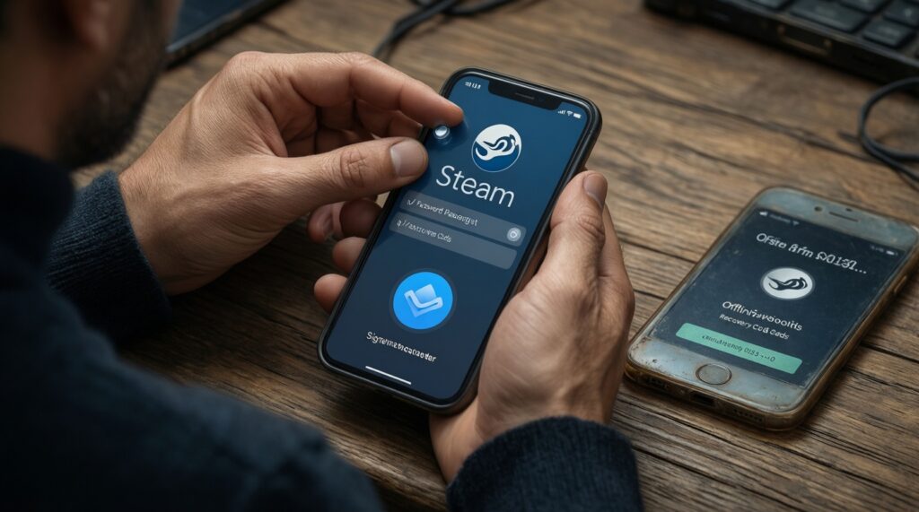 คู่มือหลีกเลี่ยงสแกม/ฟิชชิ่ง Steam: เทคนิคโกงยอดฮิตและวิธีป้องกันบัญชี - иллюстрация