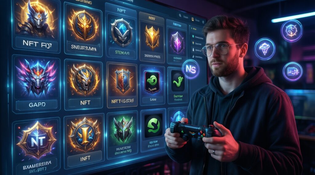 NFT ไอเทมในเกมต่างจากสกิน Steam อย่างไร: ความเป็นเจ้าของ การโอนย้าย และความเสี่ยง - иллюстрация