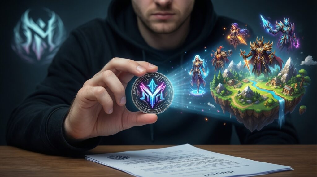 เกมคริปโต Web3 คืออะไร: Play-to-Earn, Tokenomics และความเสี่ยงที่เกมเมอร์ควรรู้ - иллюстрация