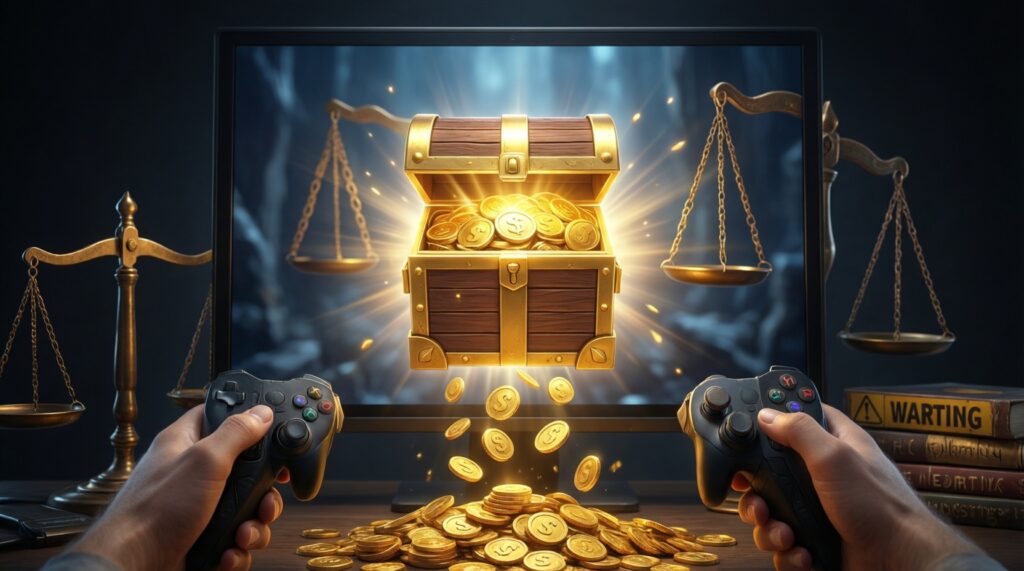 ลูทบ็อกซ์คือการพนันไหม: อธิบาย RNG, ความน่าจะเป็น และกฎหมายที่เกี่ยวข้องในหลายประเทศ - иллюстрация