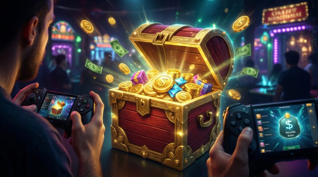 ลูทบ็อกซ์คือการพนันไหม: อธิบาย RNG, ความน่าจะเป็น และกฎหมายที่เกี่ยวข้องในหลายประเทศ - иллюстрация