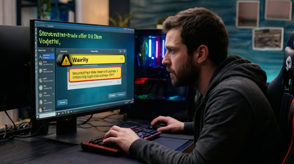 Scams in Skin Trading: Common Fraud Tactics and How to Protect Your Steam Account - иллюстрация