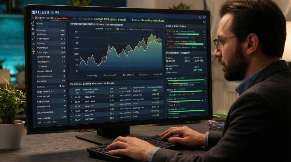 Steam Item Trading for Profit: Understanding Market Cycles, Fees, and Liquidity - иллюстрация