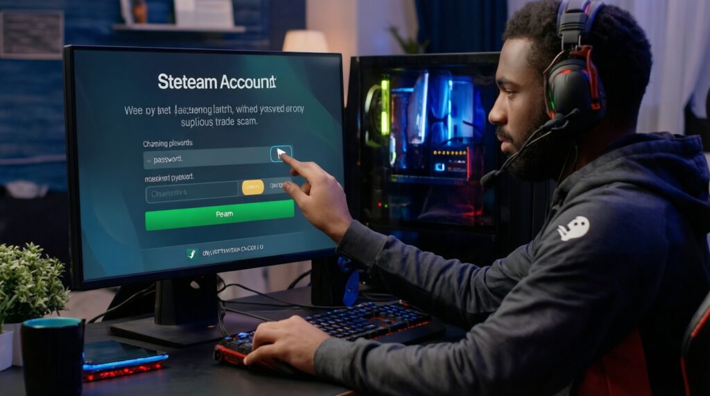 Best Practices for Safe Steam Trading: Avoiding Scams, Bots, and Fake Middlemen - иллюстрация
