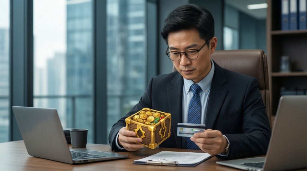 Loot Boxes vs. Gambling: Where the Legal and Ethical Line Is Drawn - иллюстрация