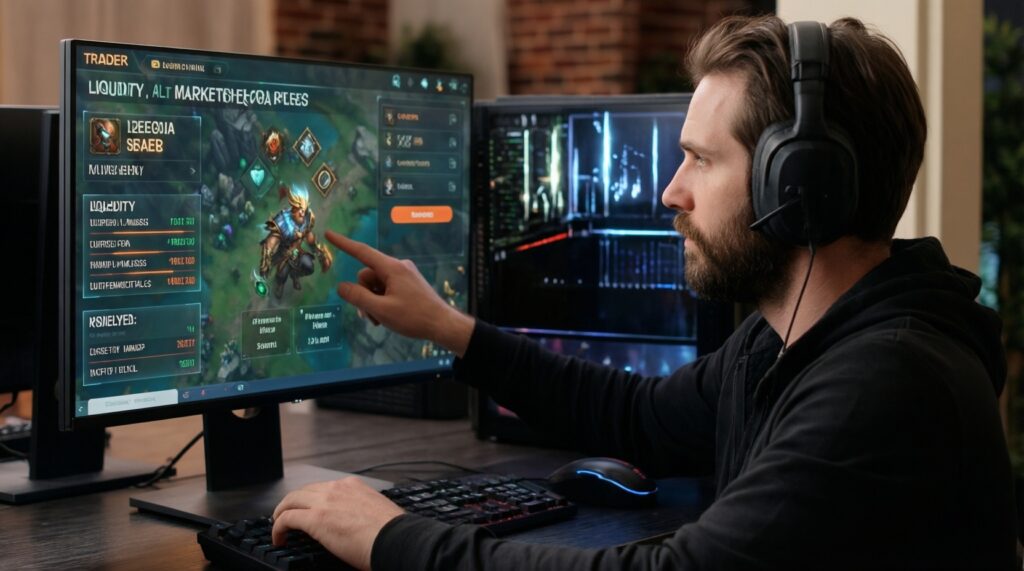 อนาคตเศรษฐกิจเกม: เมื่อไอเทมกลายเป็นสินทรัพย์ลงทุน-โอกาสและความเสี่ยงสำหรับเกมเมอร์ - иллюстрация