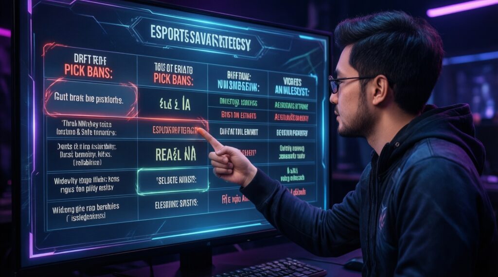 Esports Betting Guide: Reading Drafts, Map Pools, and Meta Shifts for Better Picks - иллюстрация