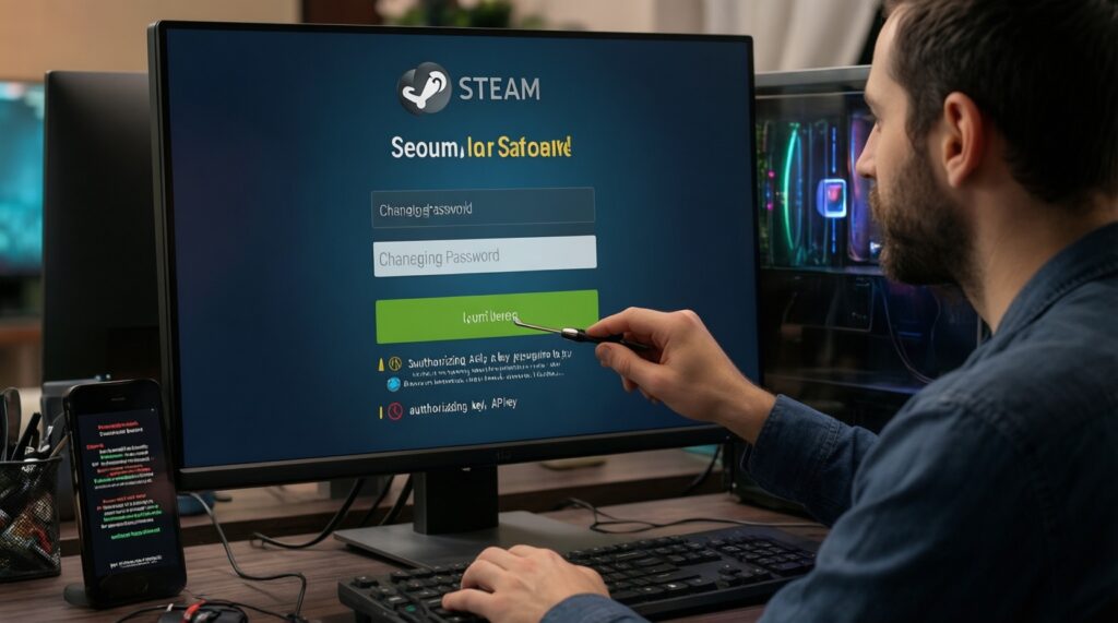 Best Practices for Avoiding Scams in Steam Trades: Phishing, Fake Bots, and API Key Theft - иллюстрация