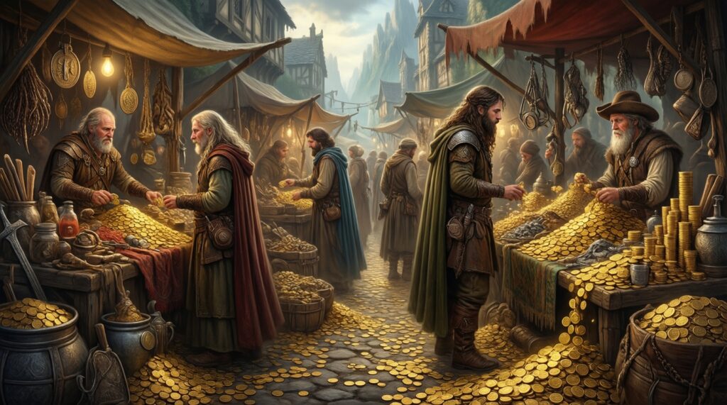 In-Game Economies 101: How Supply, Demand, and Drop Rates Shape Virtual Item Prices - иллюстрация