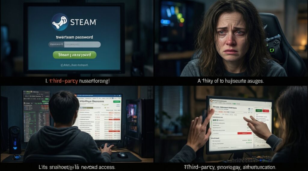 How to Spot Fake Trade Bots and Phishing Links in Steam Gambling Communities - иллюстрация